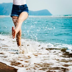 girl on the beach