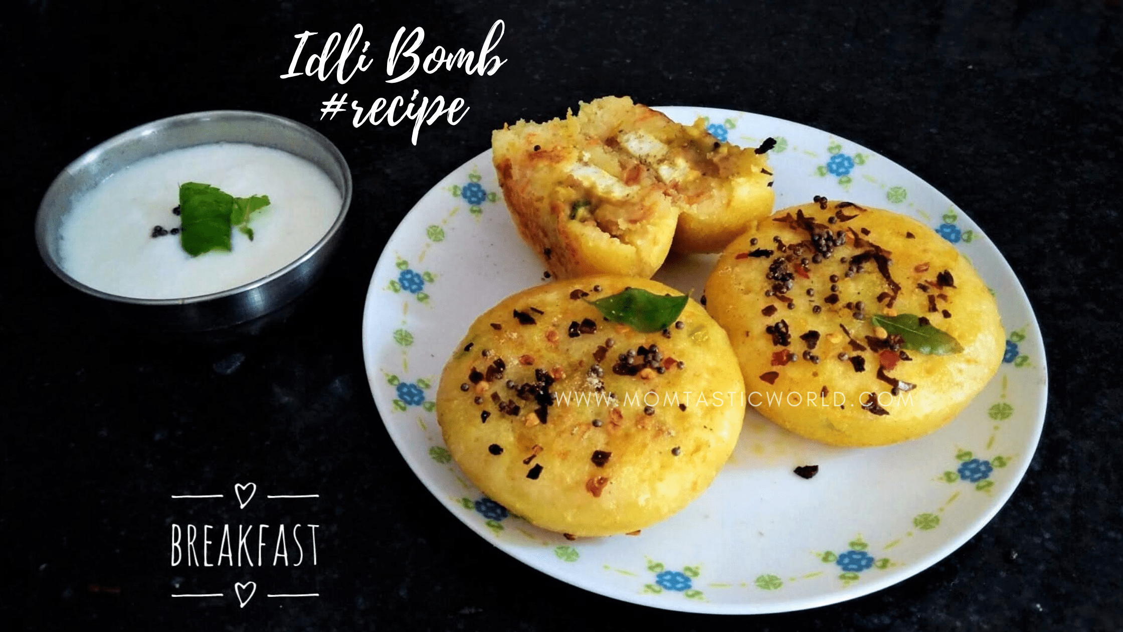 Quick and healthy breakfast #easyrecipe – Idli Bomb