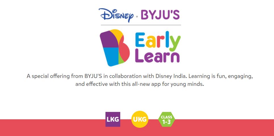 Byju's early learning app