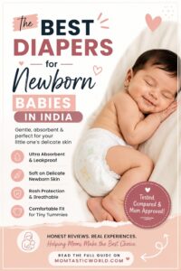 Best diapers for newborn babies in India compared by a mom